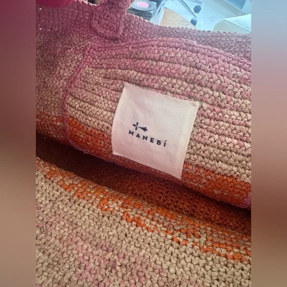 MANEBI Panier raffia tote bag - Picture 4 of 6